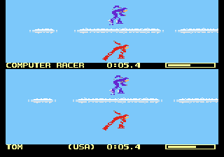 Winter Games screenshot 7 for Atari 7800